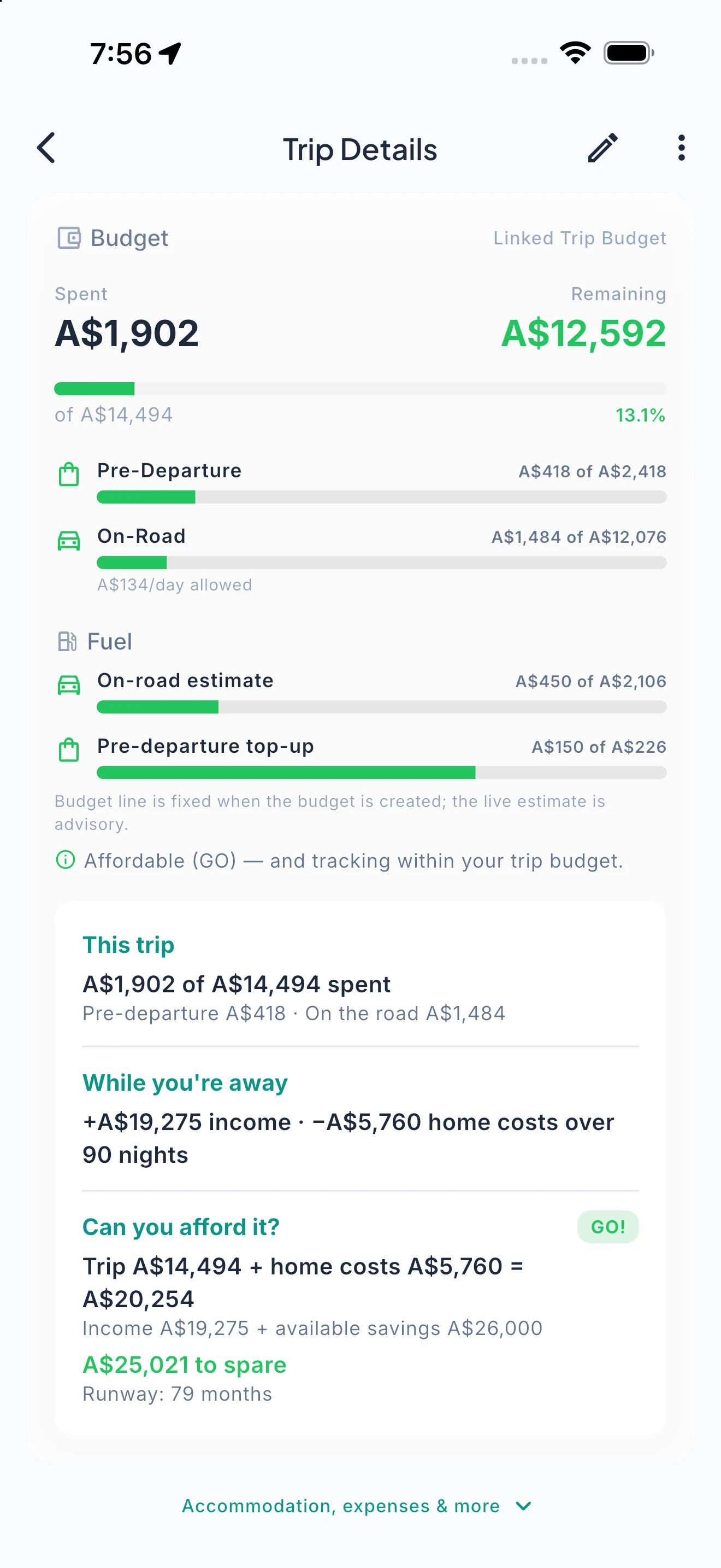 The Only App That Answers “Can We Afford This?” screenshot 2