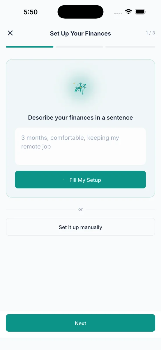 Your Budget, Built by Conversation.