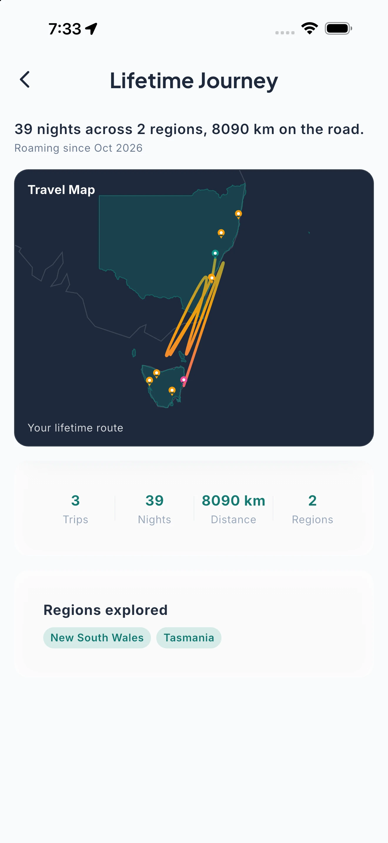 Every Trip You’ve Ever Taken, On One Map.