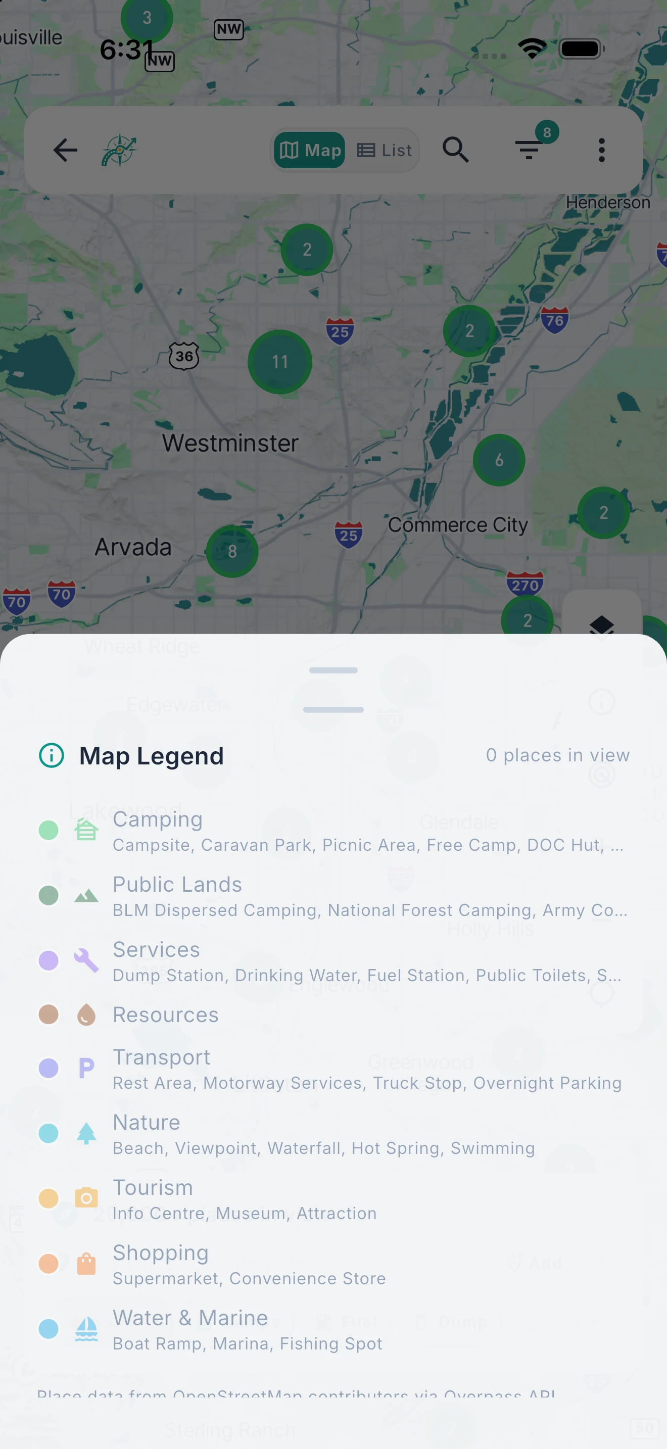 Camp Free on America’s Public Lands. screenshot 2