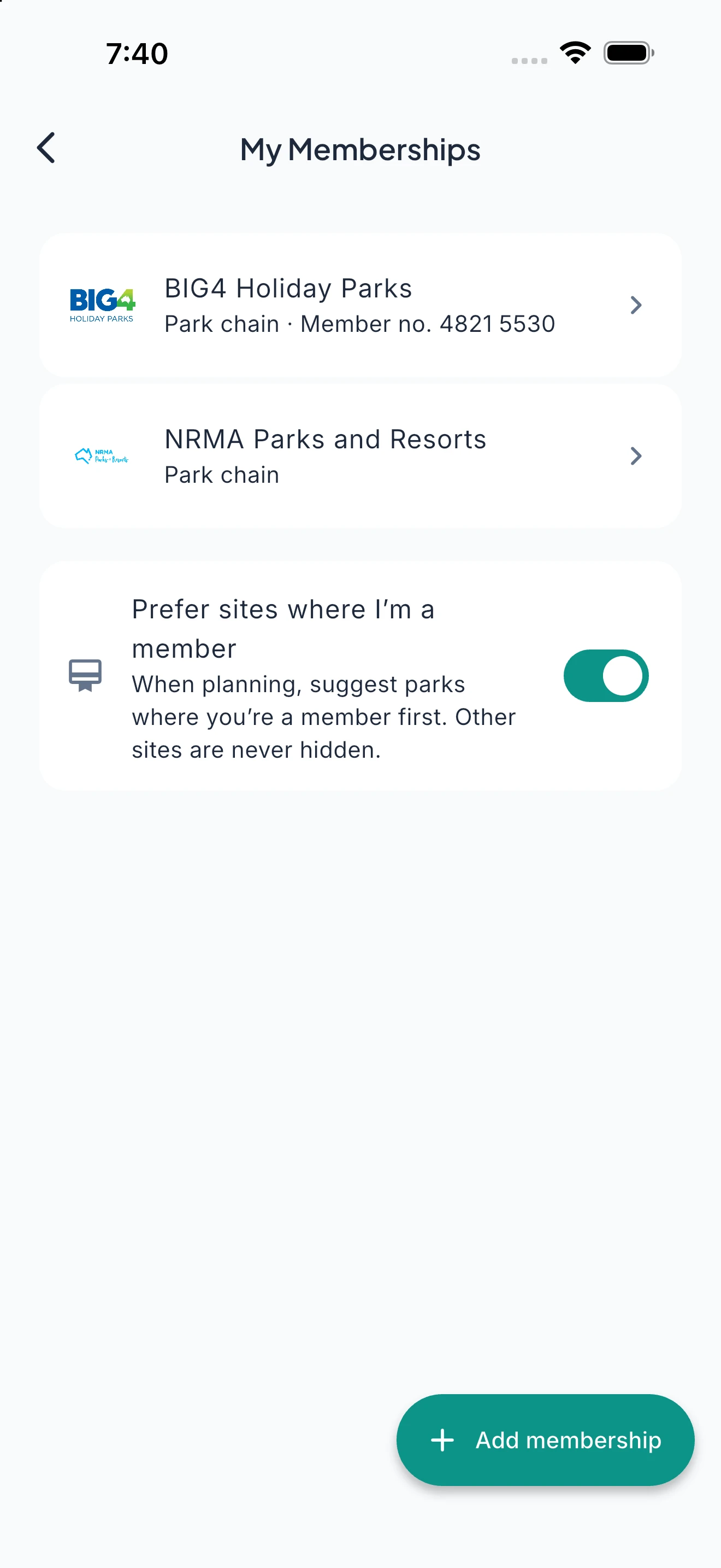 Your Memberships, Working for You.