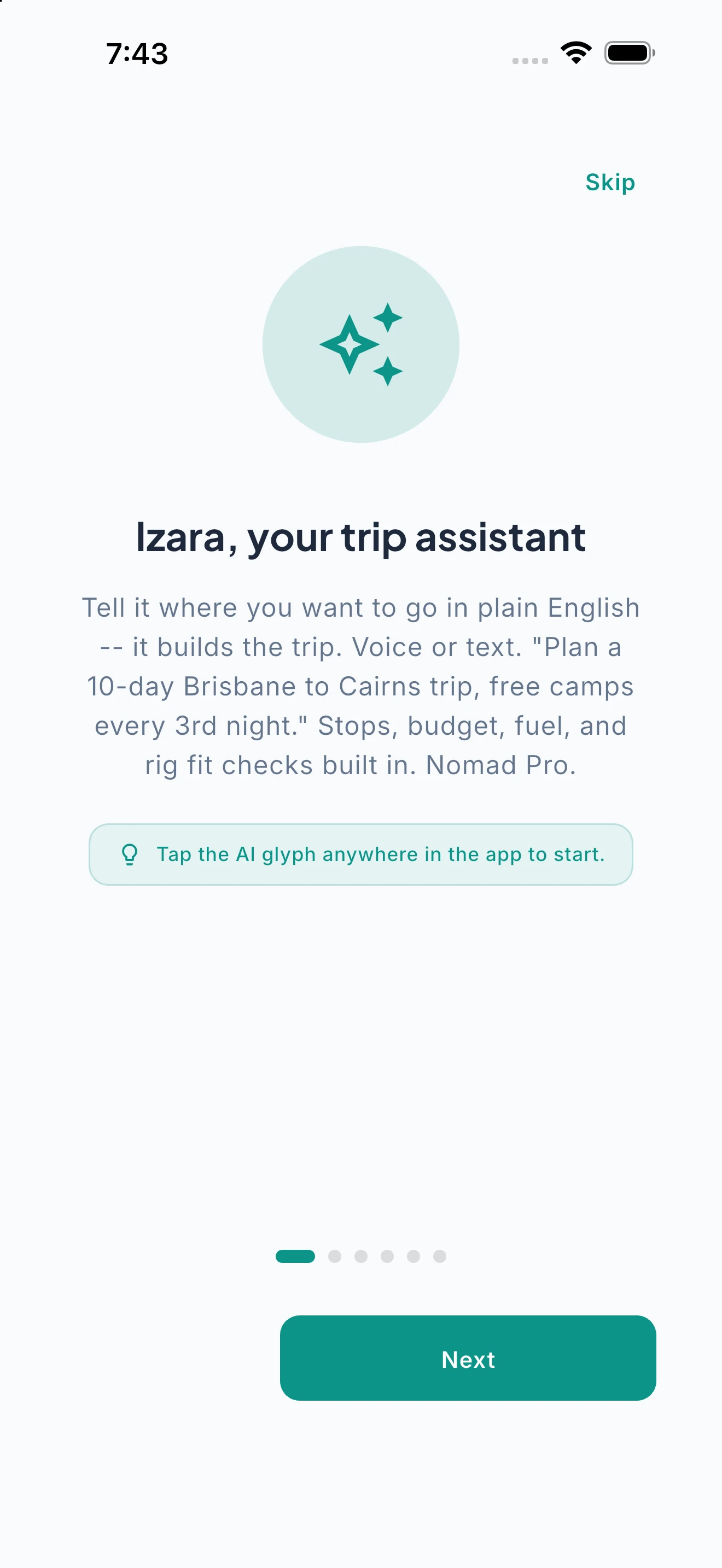 Get started with Ready2Roam step 2
