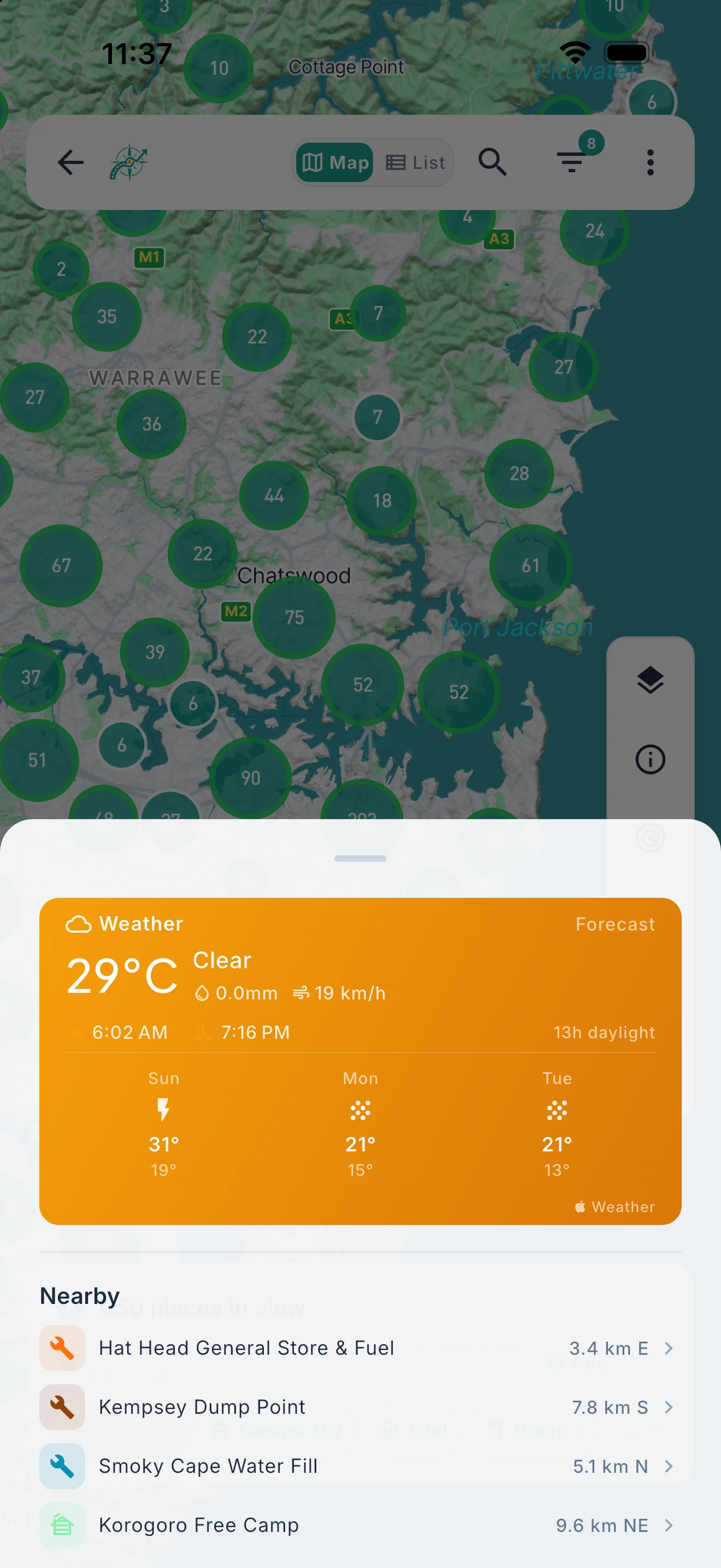 Know the Weather Before You Arrive.