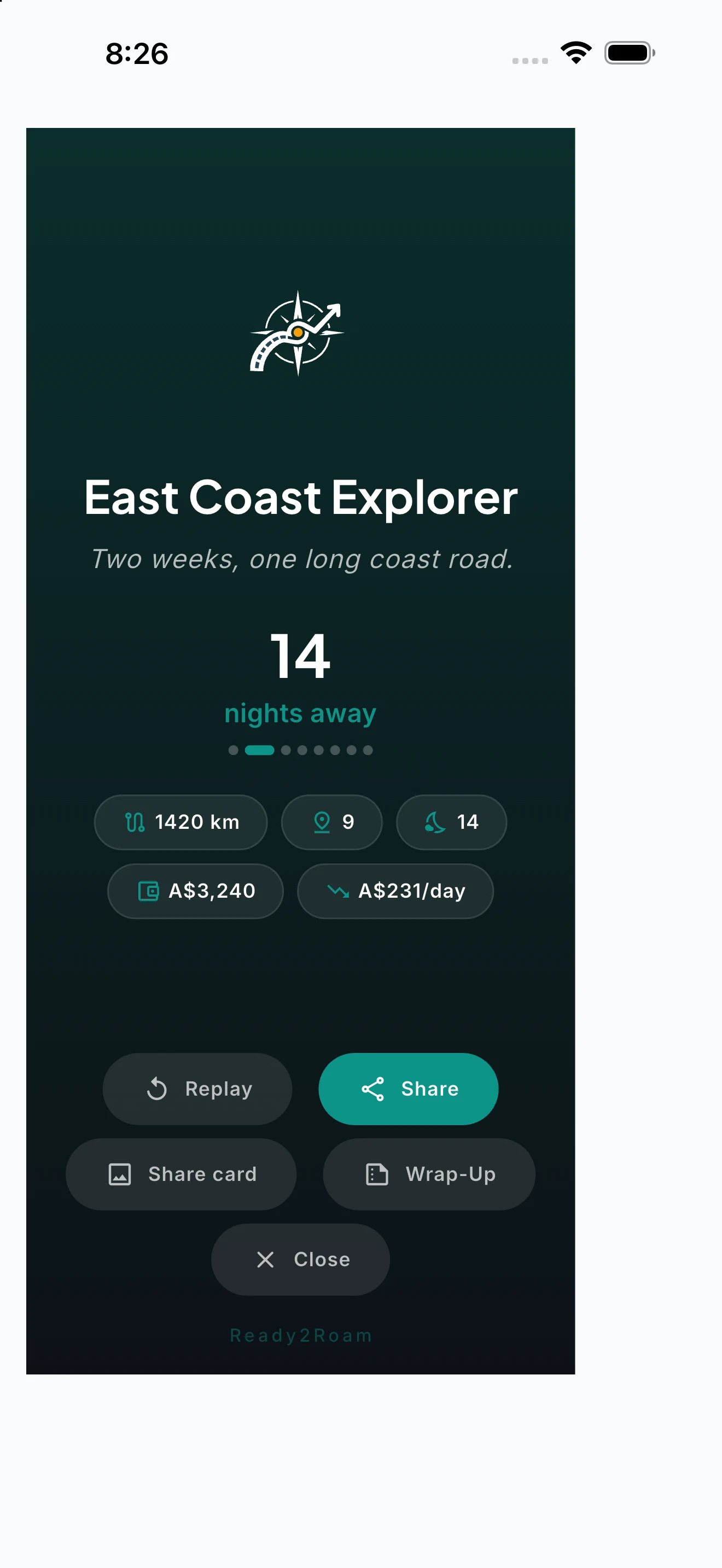Watch Your Trip Come Alive on the Map. screenshot 3