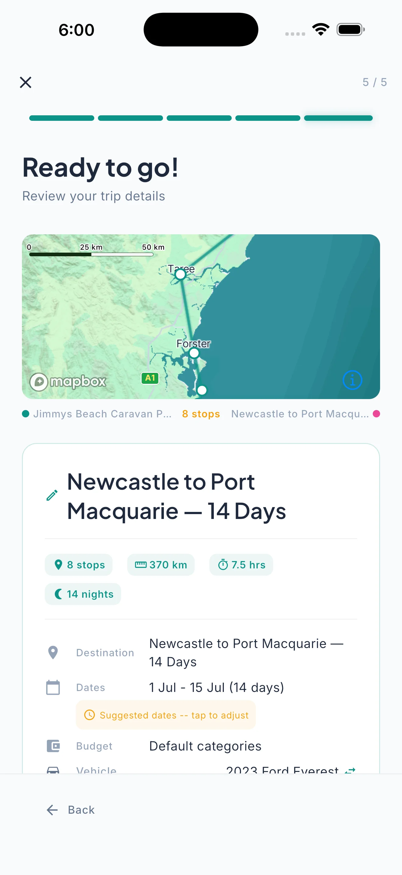 Plan Your Trip in 5 Taps. screenshot 3