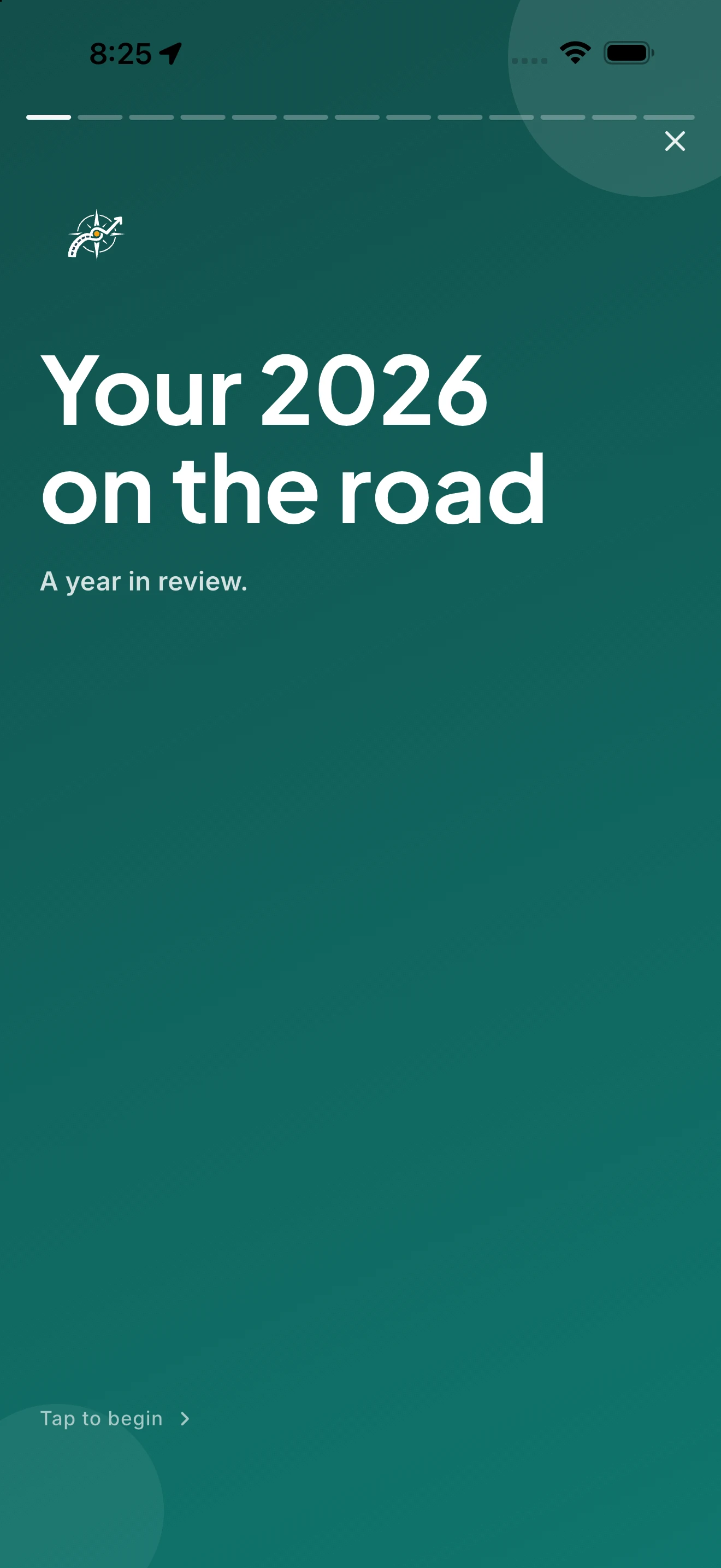 Your Whole Year on the Road.