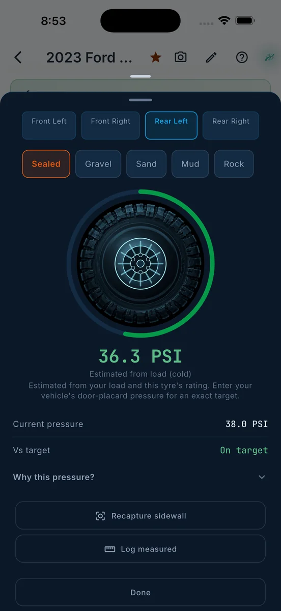 Set Up All Your Tyres in One Session. screenshot 2
