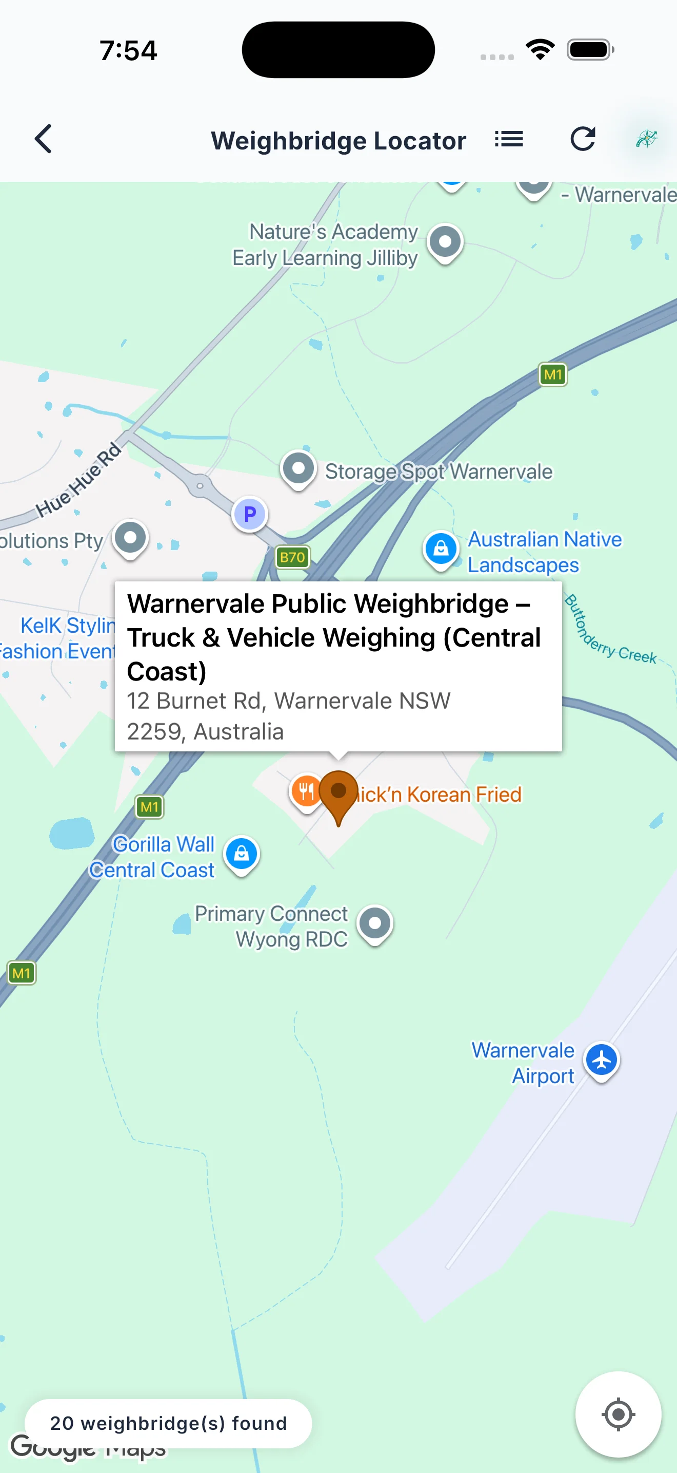 Find Your Nearest Weighbridge. screenshot 1